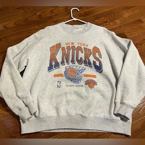 Oversized New York Knicks crew neck sweat shirt